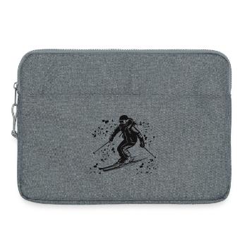 Ski alpin Sports d’hiver Ski nordique - Sacoche pour ordinateur portable 15 pouces - gris chiné - Devant