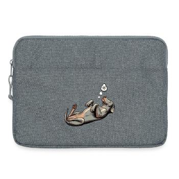 Propriétaire de Weimaraner Passionné de Weimaraner - Sacoche pour ordinateur portable 15 pouces - gris chiné - Devant