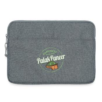 Palak Paneer Vintage Spinach Dish Retro Design - Laptop bag 15" - heather grey - Front