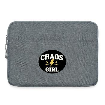 Chaos Girl - Laptoptasche 15" - Grau meliert - Vorne