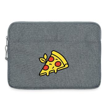 Pizza Piece Italie Nourriture Pizzeria Foodie Gourmet - Sacoche pour ordinateur portable 15 pouces - gris chiné - Devant