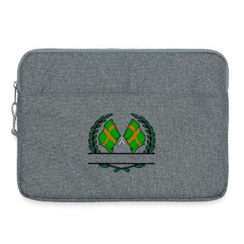 Nijmegen Walking Crest Custom - Laptop bag 15" - heather grey - Front