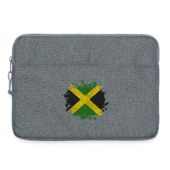 Jamaïque Jamaïque Taches Caraïbes Cadeau - Sacoche pour ordinateur portable 15 pouces - gris chiné - Devant