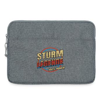 Sturm Legende - Laptoptasche 15" - Grau meliert - Vorne