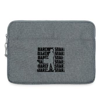 Tambours de marche - Sacoche pour ordinateur portable 15 pouces - gris chiné - Devant