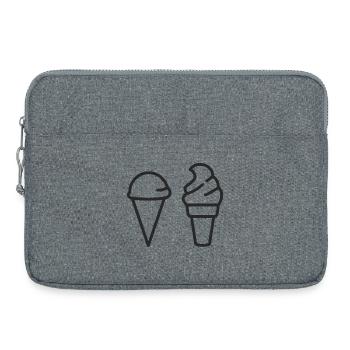 I Never Had Ice Cream - Laptop bag 15" - heather grey - Front