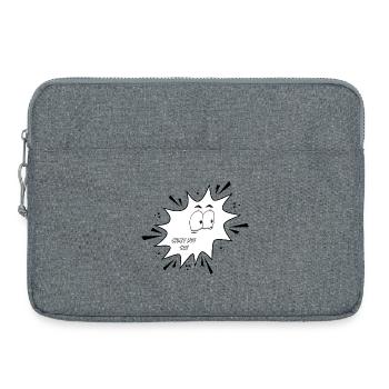 Crazy Hot Guy - Laptop bag 15" - heather grey - Front
