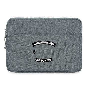 Bachelor Party Frame (Bachelor Party MC Rocker Design) - Laptop bag 15" - heather grey - Front