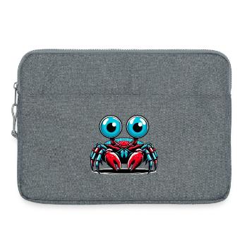 Crab - Laptop bag 15" - heather grey - Front