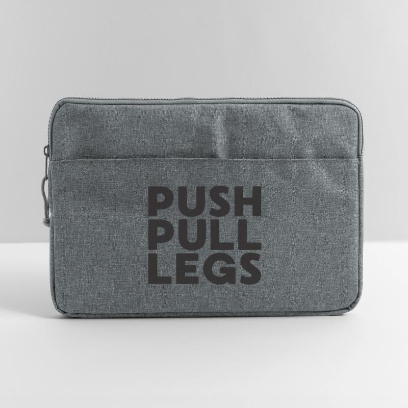Push Pull Legs Repeat Trainingssplit Laptop bag 15"