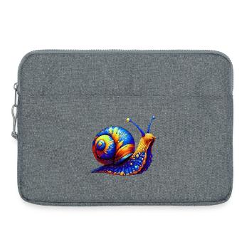Snail - Laptop bag 15" - heather grey - Front