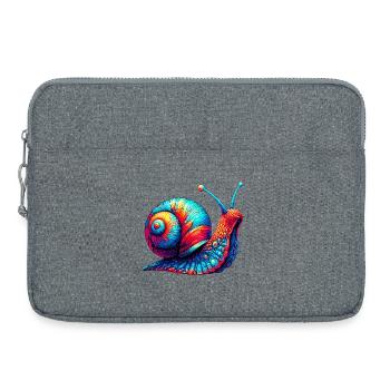 Snail - Laptop bag 15" - heather grey - Front