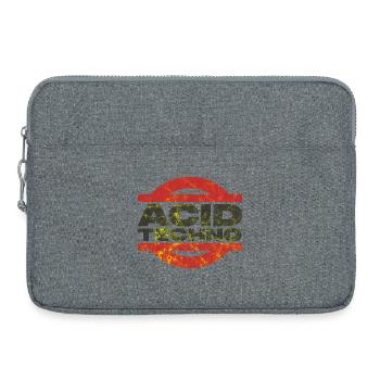 Distressed Acid Techno Logo T-Shirt - Laptoptasche 15" - Grau meliert - Vorne