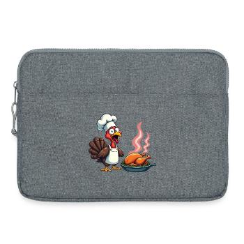 Thanksgiving Truthahn Koch - Laptoptasche 15" - Grau meliert - Vorne