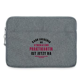 Trainee Plasterer Internship Plastering - Laptop bag 15" - heather grey - Front