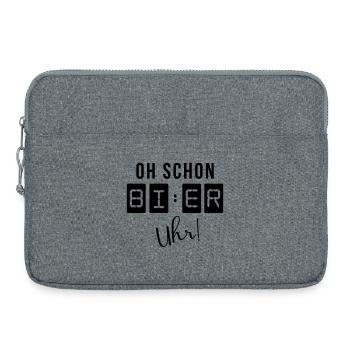 Oh belle horloge à bière - Sacoche pour ordinateur portable 15 pouces - gris chiné - Devant