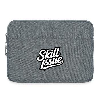 Skill Issue - Funny Gen Alpha Memes - Laptop bag 15" - heather grey - Front