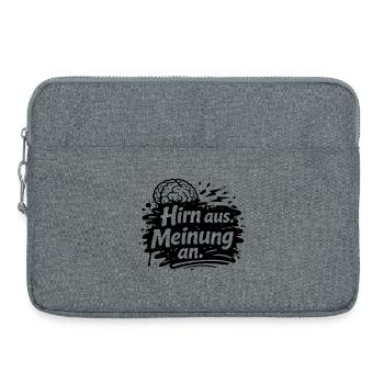 Brain from opinion on - Laptop bag 15" - heather grey - Front