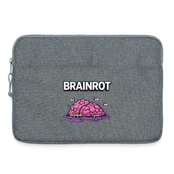 Cerveau de Zombie Cerveau - Sacoche pour ordinateur portable 15 pouces - gris chiné - Devant
