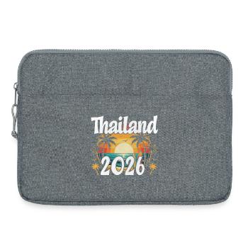 Thailand 2026 - Laptoptasche 15" - Grau meliert - Vorne