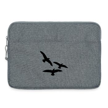 Vögel - Laptoptasche 15" - Grau meliert - Vorne