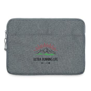 Durée de vie ultra running - Sacoche pour ordinateur portable 15 pouces - gris chiné - Devant