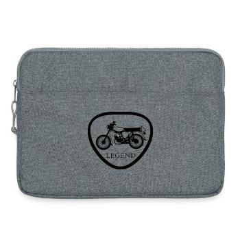 legend simson s50 s51 Symbol DDR Nostalgie icon - Laptoptasche 15" - Grau meliert - Vorne