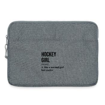 hockey - Sacoche pour ordinateur portable 15 pouces - gris chiné - Devant