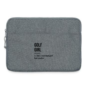 Golf - Laptoptasche 15" - Grau meliert - Vorne