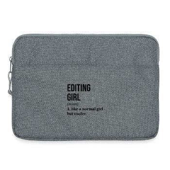 Redakteur - Laptoptasche 15" - Grau meliert - Vorne