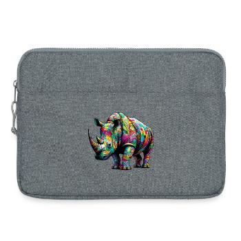 Rhinocéros - Sacoche pour ordinateur portable 15 pouces - gris chiné - Devant