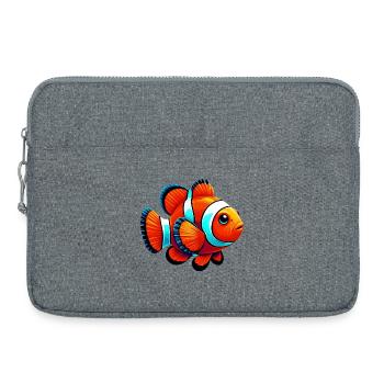 Clownfish - Laptop bag 15" - heather grey - Front