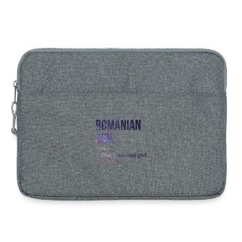 Rumänien - Laptoptasche 15" - Grau meliert - Vorne