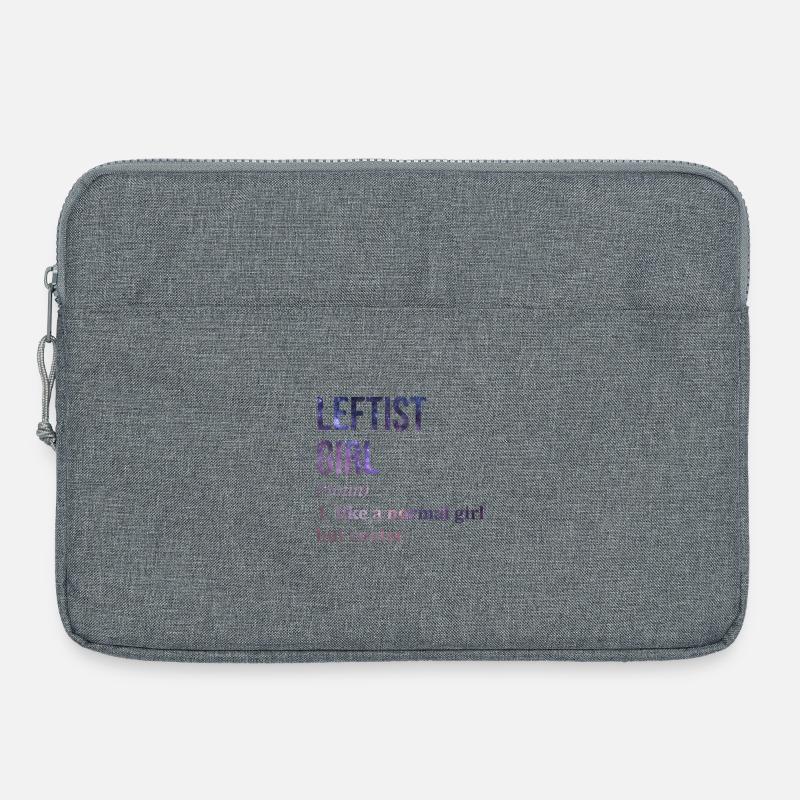 Leftist - Laptop bag 15" - heather grey