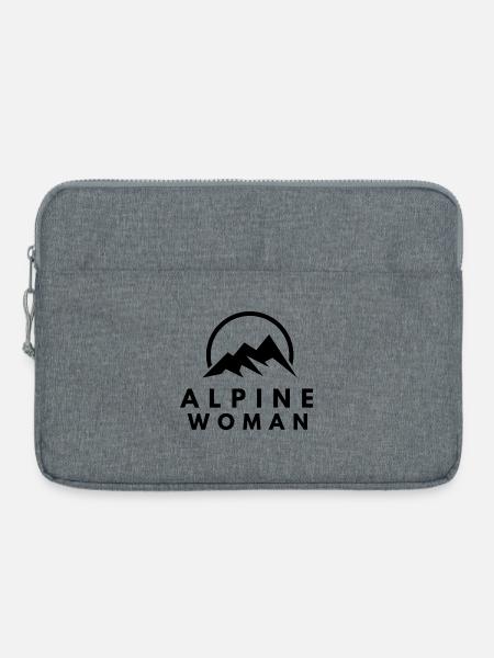 ALPINE WOMAN - Laptoptasche 15" - Grau meliert