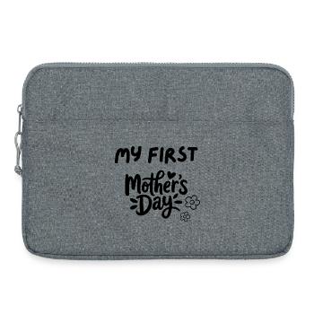 my first mothers day - Laptoptasche 15" - Grau meliert - Vorne