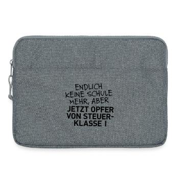 Abi in the bag, but now tax class 1 - Laptop bag 15" - heather grey - Front