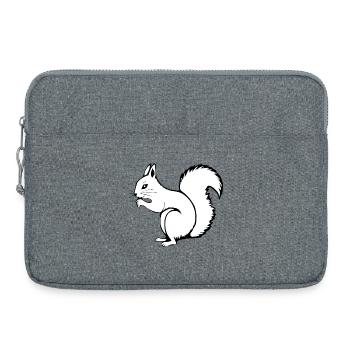 T-shirt écureuil cadeau amoureux de la nature - Sacoche pour ordinateur portable 15 pouces - gris chiné - Devant