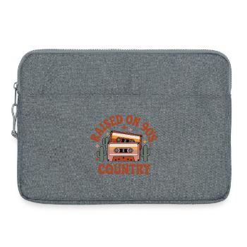 Cassette hip hop enregistrée sur le R&B des années 90 - Sacoche pour ordinateur portable 15 pouces - gris chiné - Devant
