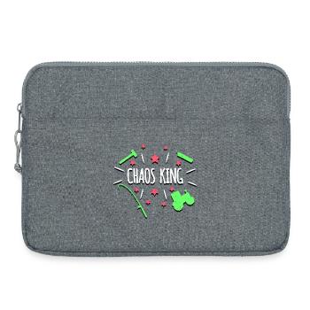 Roi du Chaos - Sacoche pour ordinateur portable 15 pouces - gris chiné - Devant
