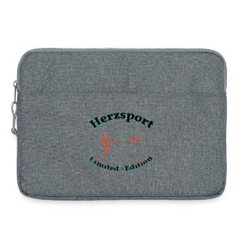 Sports cardiaques - Sacoche pour ordinateur portable 15 pouces - gris chiné - Devant