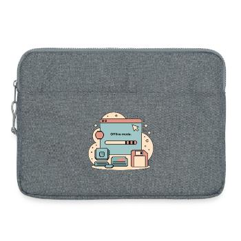 Offline Fashion Retro Internet - Laptop bag 15" - heather grey - Front