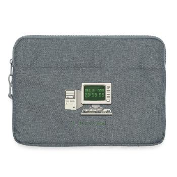 Ich habe Y2K überlebt - Laptoptasche 15" - Grau meliert - Vorne