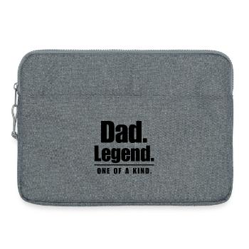 Légende du Papa Unique Fête des Pères - Sacoche pour ordinateur portable 15 pouces - gris chiné - Devant