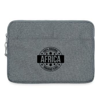 Africa / Africain / Afrique / Africain - Sacoche pour ordinateur portable 15 pouces - gris chiné - Devant