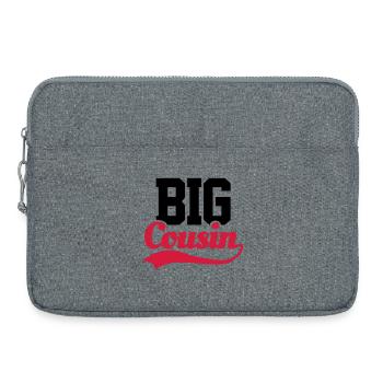 Big Cousin - Laptop bag 15" - heather grey - Front