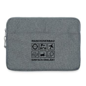 Maschinenbau Ingenieure - Laptoptasche 15" - Grau meliert - Vorne