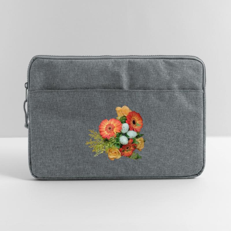 Bouquet with Easter Eggs Pattern Laptop bag 15"