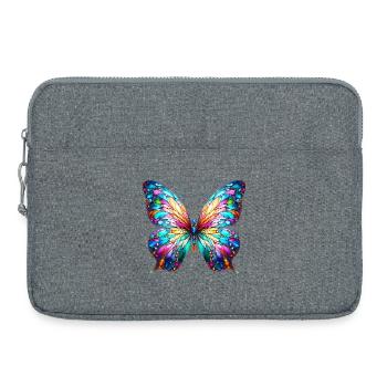 Butterfly - Laptop bag 15" - heather grey - Front