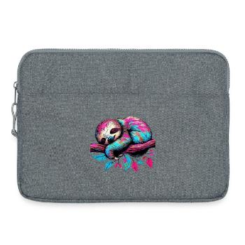 Paresse - Sacoche pour ordinateur portable 15 pouces - gris chiné - Devant